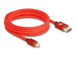 Delock DisplayPort Kaabel 3m Punane