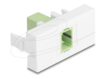 Delock Easy 45 Click-in Module - 1 Gang - Lime Green, Valge