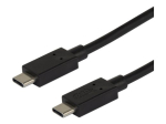 DELTACO USB Type-C kaabel 1m must