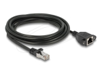 DeLOCK CAT 6a S/FTP 2m v&otilde;rgu pikenduskaabel must