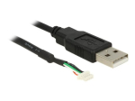 Delock kaameraplugi V1.9 USB sisest v&auml;lisse adapter 1.5m must