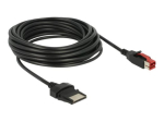 Delock 5m tugevdatud USB kaabel must