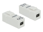 Delock Keystone moodul DisplayPort adapter valge