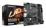 Emaplaat GIGABYTE AMD B550 SAM4 Micro-ATX M&auml;lu DDR4 M&auml;lupesi 4 1xPCI-Express 3.0 1x 1xPCI-Express 4.0 16x 2xM.2 1xHDMI 1xDisplayPort 2xAudio
