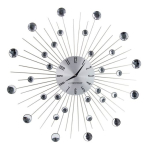 Esperanza EHC002 Mechanical Wall Clock Round Stainless Steel