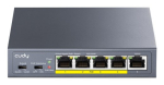 Cudy GS1005P Halvumata Gigabit Ethernet V&otilde;rukaabel L&uuml;liti Poe-ga Hall