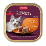 ANIMONDA Vom Feinsten Adult P&acirc;t&eacute; Chicken and turkey - wet cat food - 85g