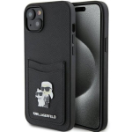 Karl Lagerfeld Saffiano kaarditasku Karl&Choupette metalln&otilde;elaga tagakaas Apple iPhone 15