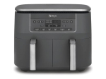 NINJA Double hot air fryer DZ300EU Power 2400 W Capacity 7.6 L Grey