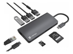 NATEC Multiport dokk Fowler 2 V2 8in1 USB 3.0 hub HDMI 4K USB-C RJ45 SD micro SD