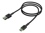 Green Cell KABGC06 USB-kaabel 1.2 m USB A to USB C Must