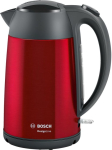 Bosch Kettle DesignLine TWK3P424 Electric 2400 W 1.7 L Stainless steel 360&deg; rotational base Red