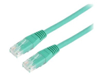 Prokord CAT 6 varustamata paardunud paar (UTP) 30cm v&otilde;rgukaabel roheline