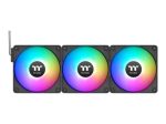 Thermaltake CT120 EX Reverse ARGB Sync Ventilaator 3-komplekt Must 120mm