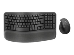 Logitech Wave Keys ja Lift Combo Hiir ja Klaviatuur Komplekt Stencil Juhtmevaba Saksa