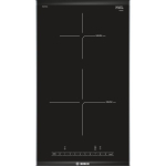 Bosch PIB375FB1E Sisseehitatud tsooninduktsiooniplaat Must, Roostevaba teras 2 tsooni