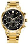 Giewont Chronograph Safiir Meeste Kell / kuld must