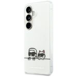 Karl Lagerfeld IML Peekaboo Karl&Choupette MagSafe &uuml;mbris Samsung Galaxy S26 Plus jaoks / l&auml;bipaistev