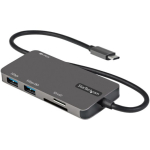 StarTech.com USB C Multiport Adapter, USB-C to 4K 30Hz HDMI, 100W Power Delivery, SD/MicroSD Slot, 3-Port USB 3.0 Hub, USB Type-C Mini Dock, 12 (30