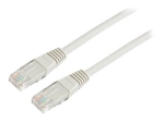 Prokord CAT 6 varustamata paardunud paar (UTP) 30cm v&otilde;rgukaabel hall