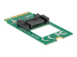 DeLOCK M.2 Key B Mees kuni SATA 7 Pin Adapter