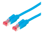 Draka Comteq S/FTP l&uuml;lituskaabel Cat6, Sinine, 1m 1m Sinine