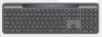 Logitech Signature Slim Solar+ K980 ettev&otilde;ttele Juhtmevaba Klaviatuur, RF+Bluetooth, US Int, Graniit