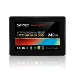 Silicon Power Slim S55 240 Solid-state drive interface SATA Read speed 550 MB/s Write speed 450 MB/s