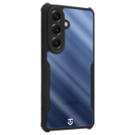 Taktikaline Quantum Stealth &uuml;mbris Samsung Galaxy S26 jaoks / l&auml;bipaistev/must