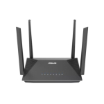 ASUS RT-AX52 AX1800 AiMesh juhtmevaba ruuter Gigabit Ethernet Dual-band (2.4 GHz / 5 GHz) Must
