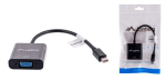 Lanberg AD-0006-BK videokaabli adapter 0,2 m VGA (D-Sub) Mini DisplayPort Must
