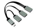 LogiLink USB-C Hub, 3-port must hall