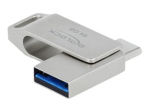 DeLOCK 64GB USB 3.2 Gen 1 / USB-C USB Flash Drive Silver