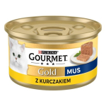 Purina Nestle Gourmet Gold - l&otilde;he ja kana - m&auml;rgkassitoit -85 g