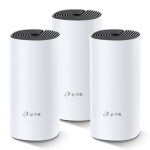 TP-LINK Kogu kodu Mesh WiFi s&uuml;steem Deco M4 (3-pakk) 802.11ac 300+867 Mbit/s 10/100/1000 Mbit/s Ethernet LAN (RJ-45) portide arv 2 Mesh Tugi Jah MU-Mi