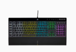 Corsair Rubber Dome Gaming Keyboard K55 RGB PRO Wired RGB LED light US Must