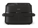Philips Airfryer Dual Basket NA150/00 1000 Series Power 2450 W Capacity 7 L RapidAir Plus Black