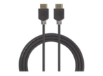 Nedis HDMI Mees-Mees Kaabel, 5m, Antratsiit (Must)