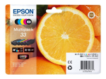 Epson 33 Kolmikliige Must Kollane Sinine Magenta Foto Tint C13T33374011