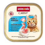 ANIMONDA Carny T&auml;iskasvanu Kana ja laagrid - m&auml;&auml;ratu kastitoit - 85g