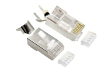 Gembird LC-PTF7-01/100 CAT7 8P8C RJ45 l&auml;biv moodul pistik 15u kuldvoodriga FTP/SFTP 100tk