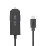 Forever M-02 2.1A (12V / 24V) Auto laadija + Lightning kaabel 1.2m must