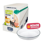 ANIMAL ISLAND Everyday Chicken in broth Box &ndash; wet cat food &ndash; 12x85g + free plate