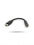 Vakoss TC-5681 k&otilde;rvaklapide adapter (USB-C kuni 3,5mm mini-Jack) &ndash; must