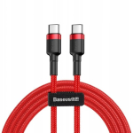 Baseus Cafule 60W USB-C Kaabel 1m Punane