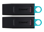 Kingston DataTraveler Exodia 64GB USB 3.2 Gen 1 M&auml;lupulk Sinine