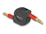 Delock audio kaabel must punane