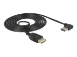 Delock EASY-USB USB pikenduskaabel 2m must