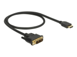 Delock Video Adapteri Kaabel 50cm Must