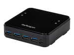 StarTech.com USB 3.0 Perifeerideade Jaotus - 4 USB 3.0 x 4 Arvutid - Mac / Windows / Linux - USB A/B - USB 4 porti L&uuml;litusl&uuml;li